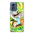 Rick And Morty Shoot Portal Gun Motorola Moto G Play 2024 Case