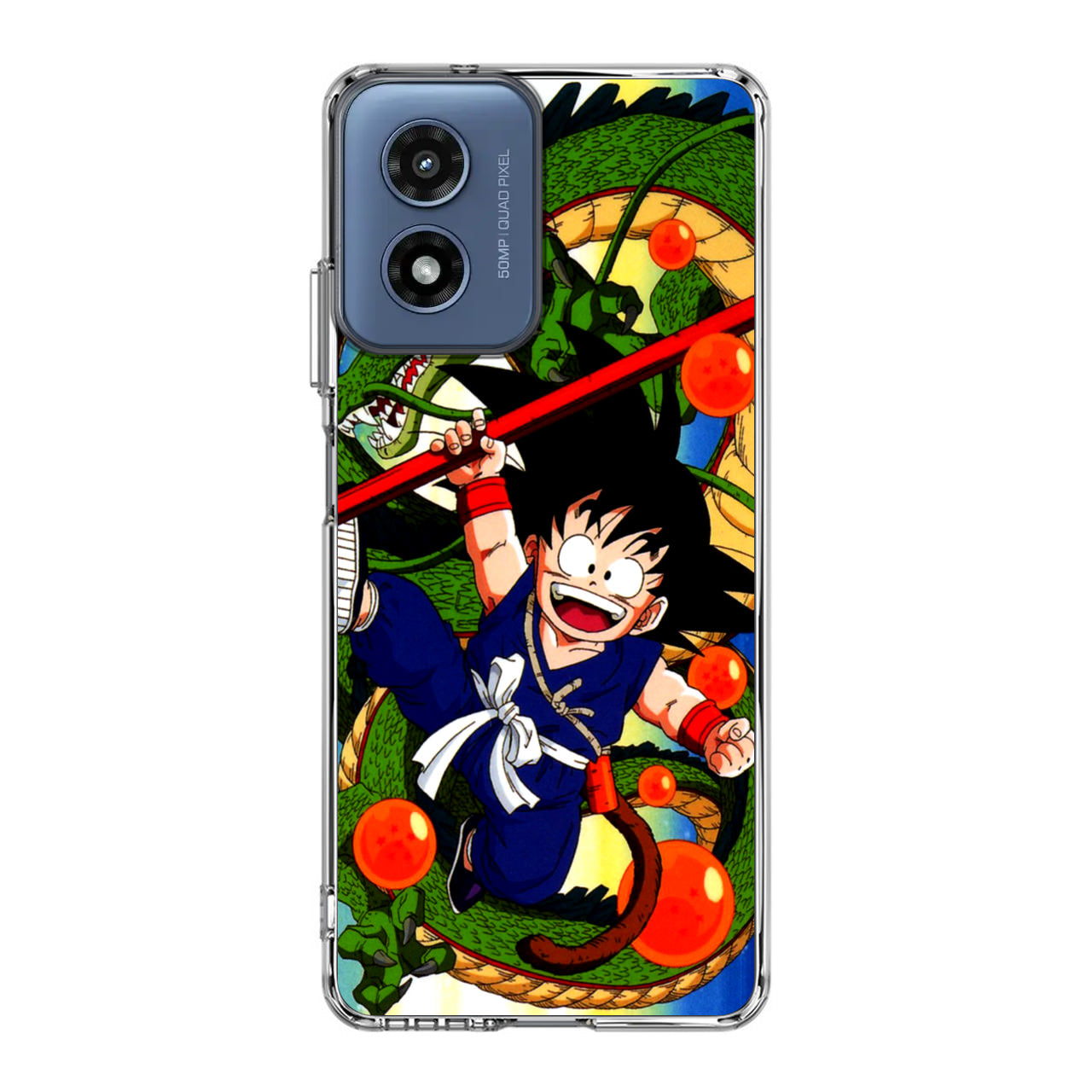 Shenlong And Little Goku Dragon Ball Motorola Moto G Play 2024 Case