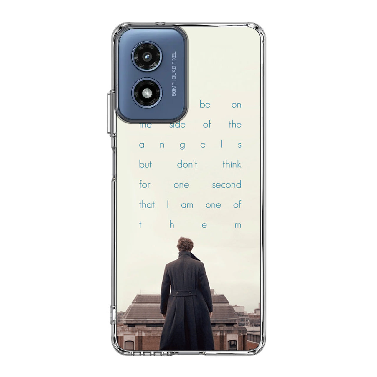 Sherlock Holmes Quote Motorola Moto G Play 2024 Case