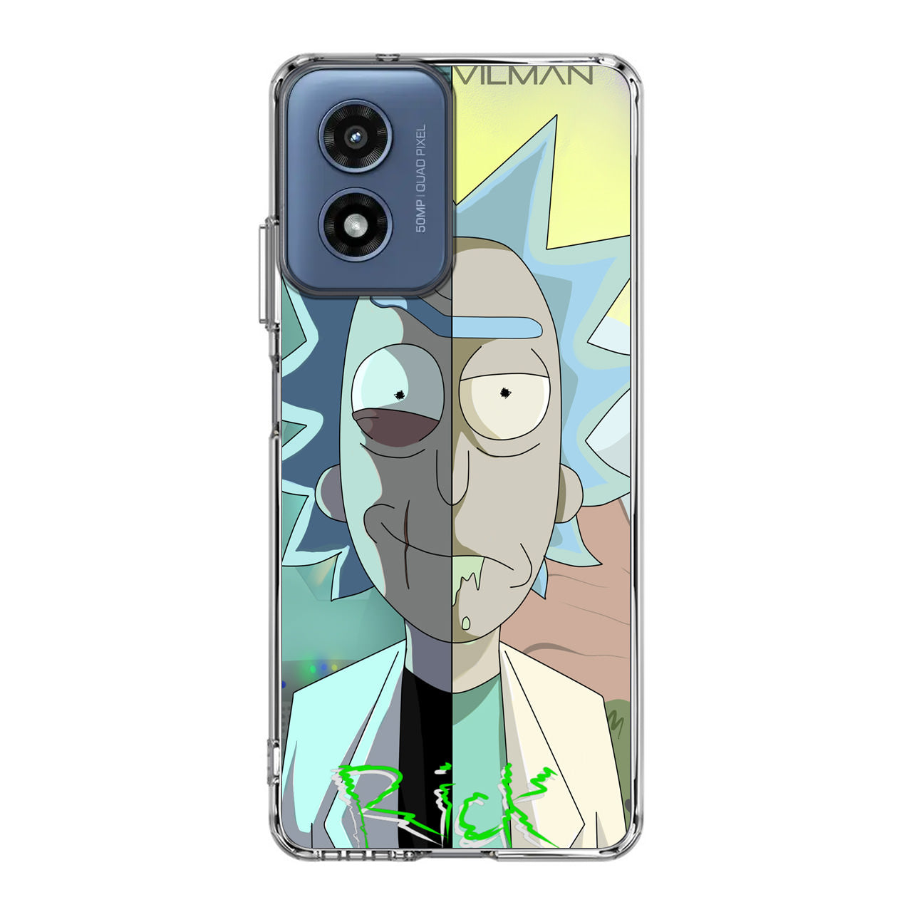 Super Evil Man Rick And Rick Motorola Moto G Play 2024 Case