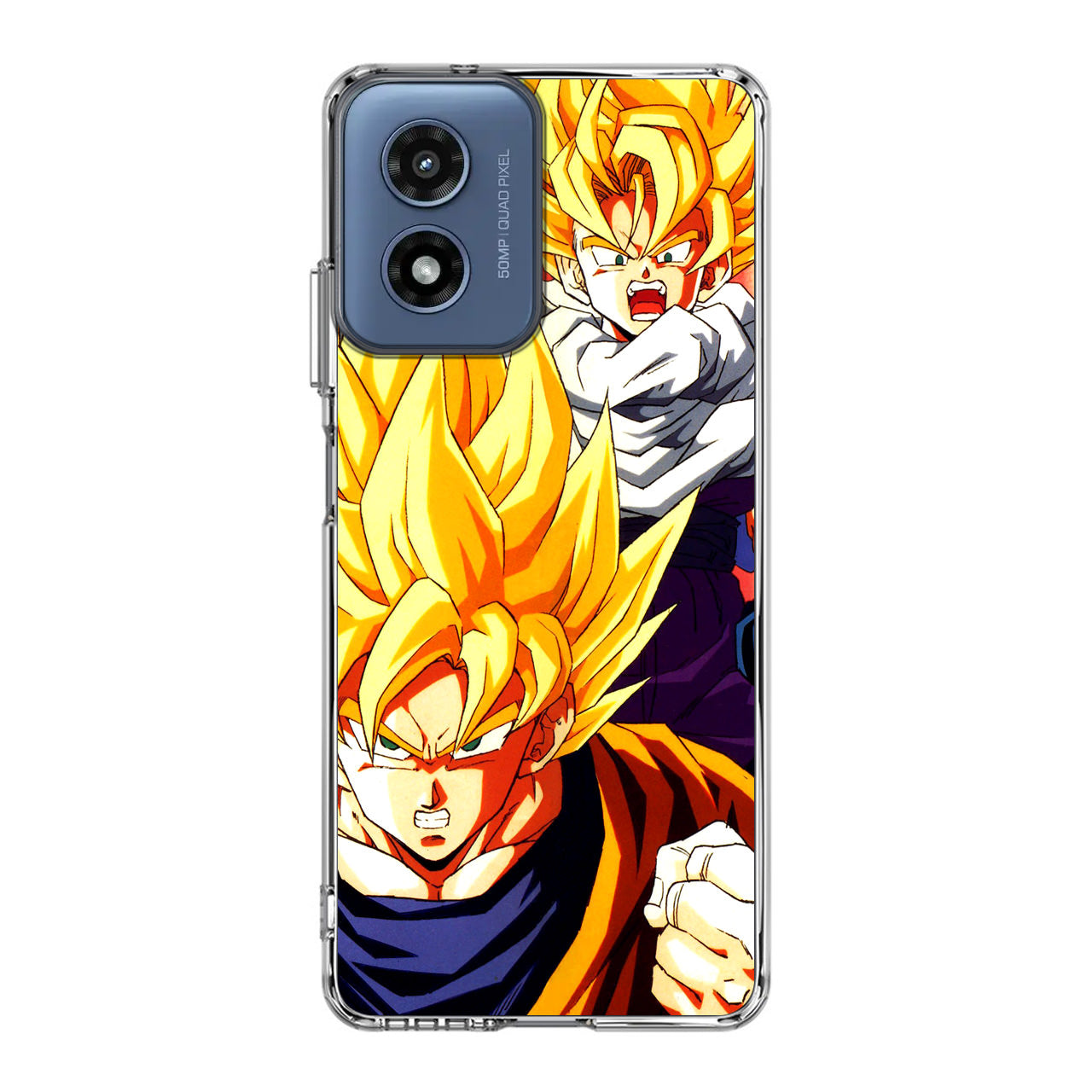 Super Saiyan Goku And Gohan Motorola Moto G Play 2024 Case