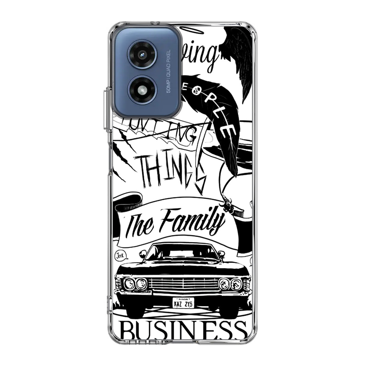 Supernatural Family Business Saving People Motorola Moto G Play 2024 Case