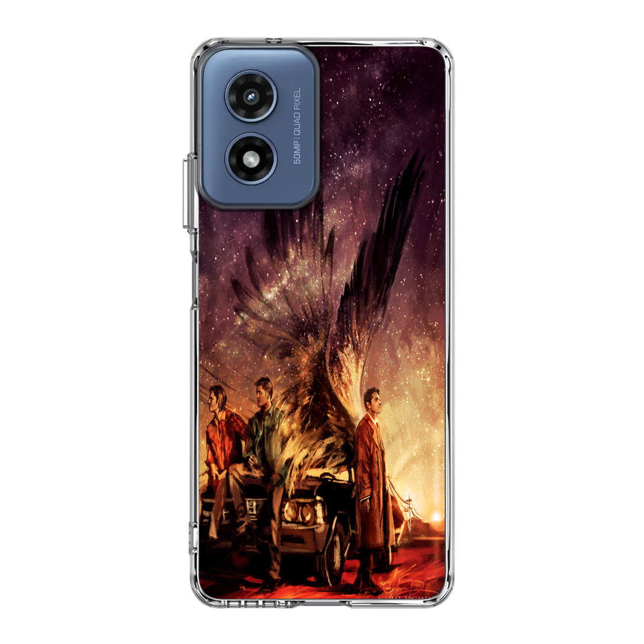 Supernatural Painting Art Motorola Moto G Play 2024 Case