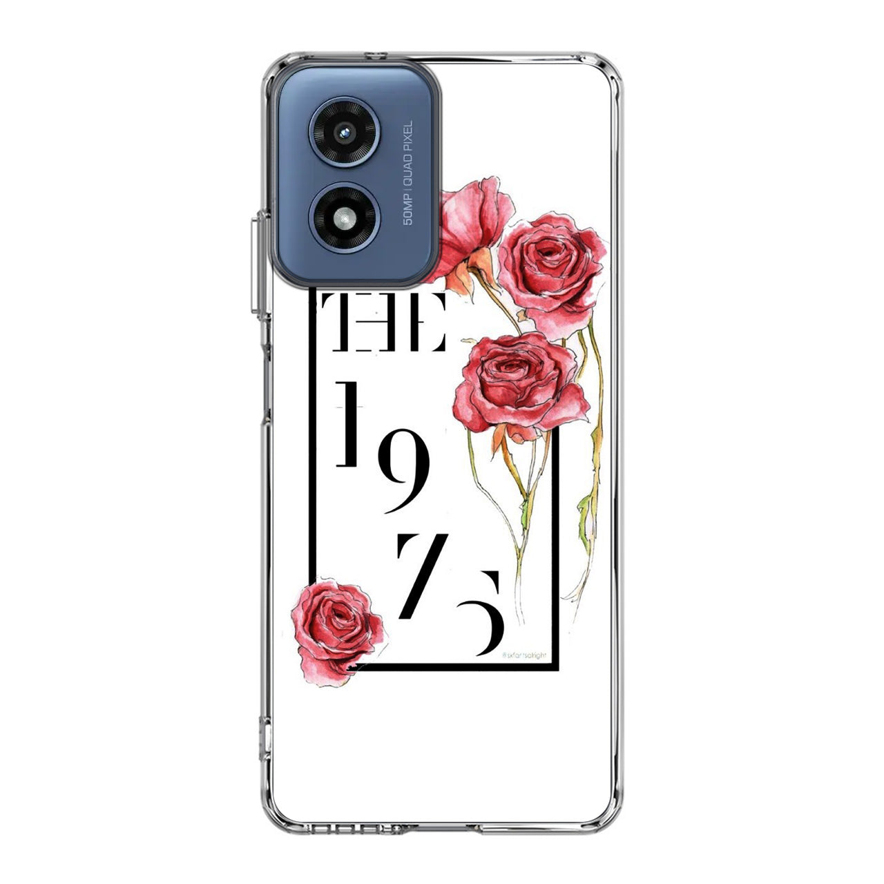 The 1975 Rose Motorola Moto G Play 2024 Case