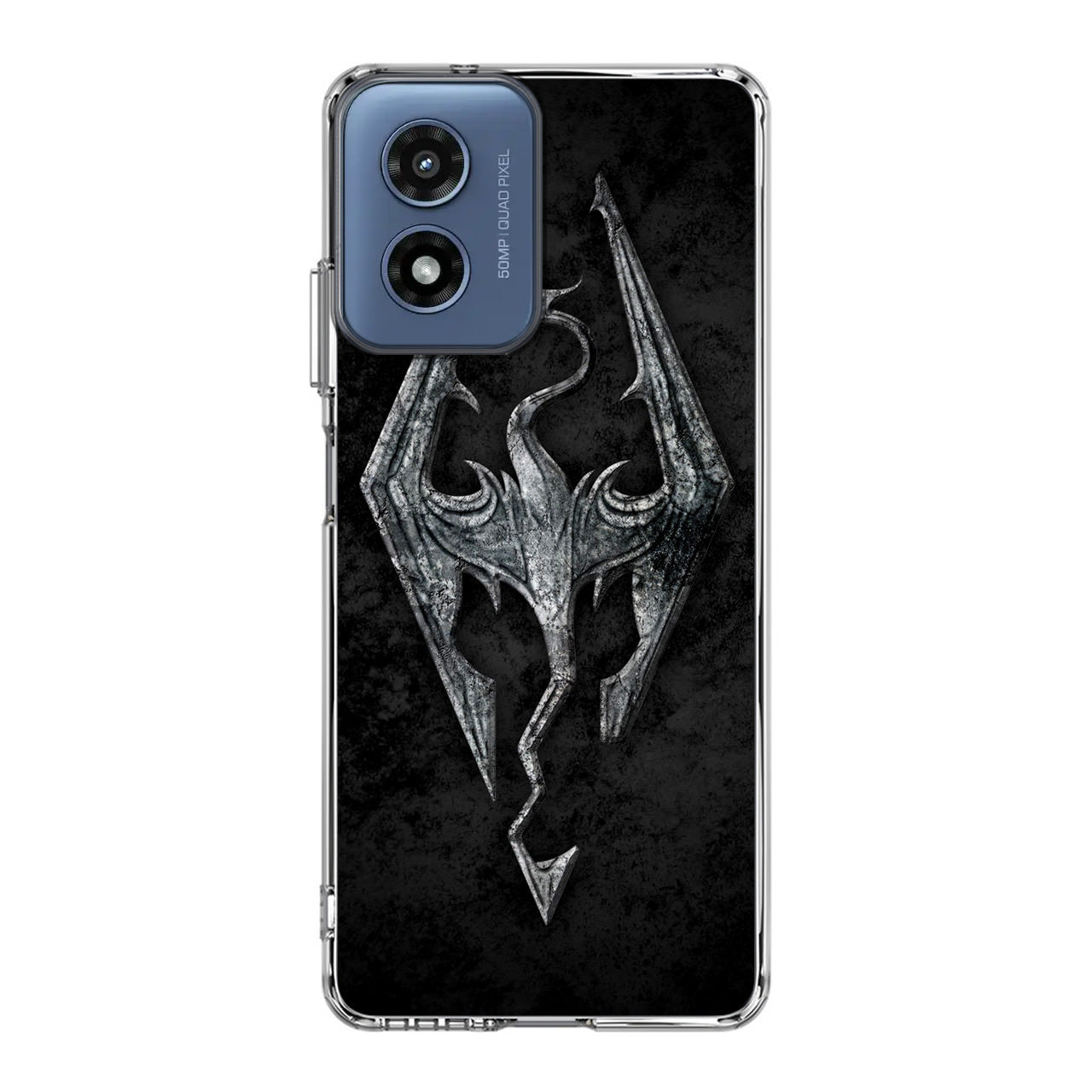 The Elder Scrolls V Skyrim Logo Motorola Moto G Play 2024 Case