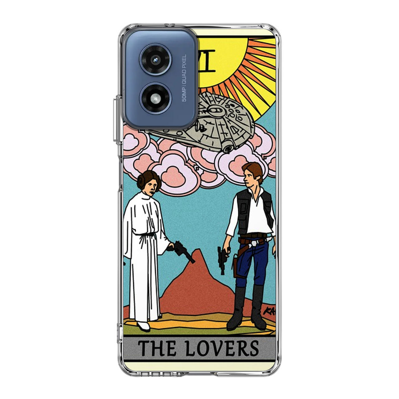 The Lovers Tarot Card Motorola Moto G Play 2024 Case