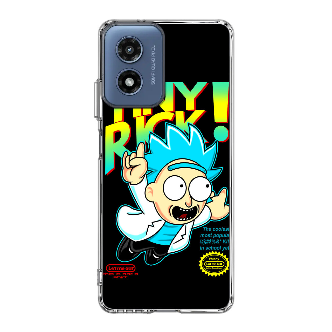 Tiny Rick Let Me Out Motorola Moto G Play 2024 Case