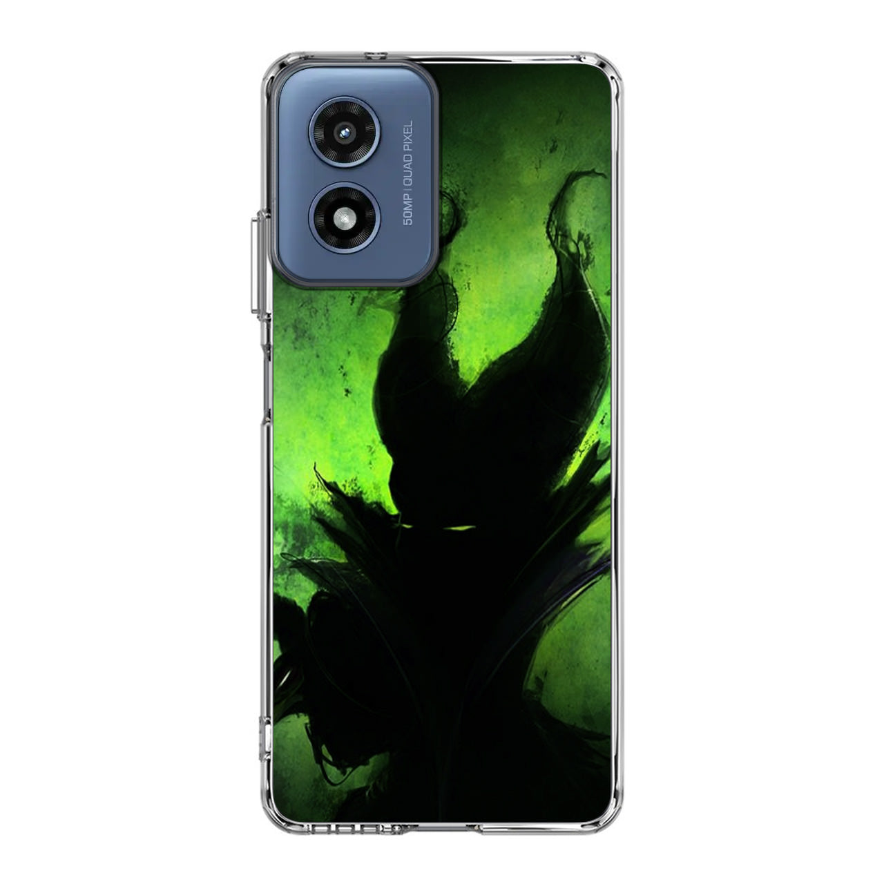 Villains Maleficent Silhouette Motorola Moto G Play 2024 Case