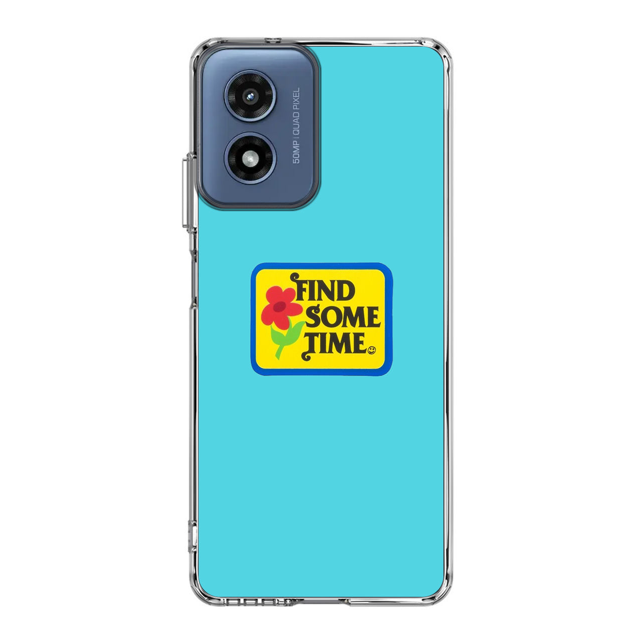 Find Some Time Flower Motorola Moto G Play 2024 Case