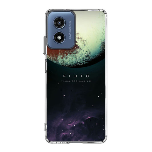 Planet Pluto Motorola Moto G Play 2024 Case