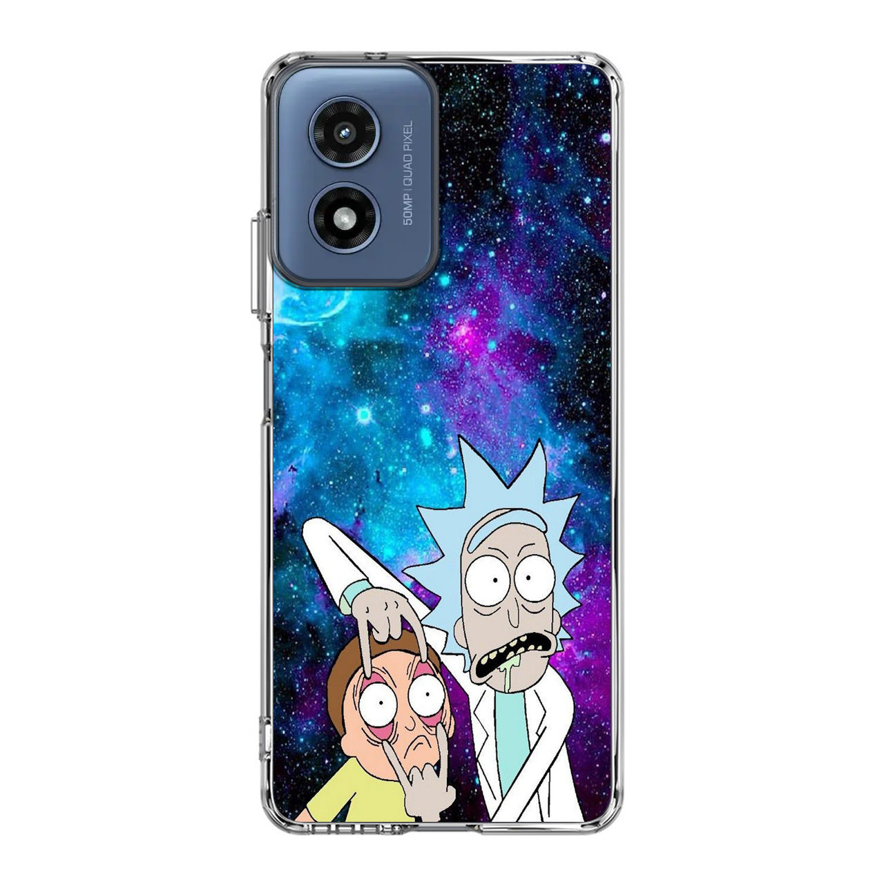 Rick And Morty Open Your Eyes Motorola Moto G Play 2024 Case