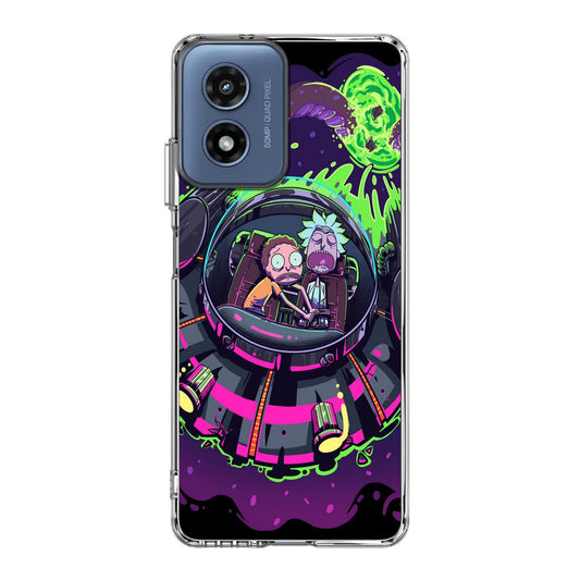 Rick And Morty Spaceship Motorola Moto G Play 2024 Case