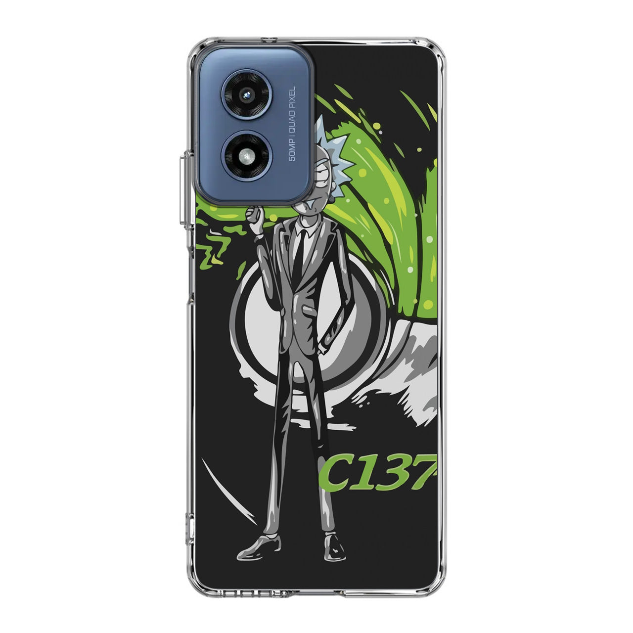 Rick Sanchez Agent C137 Motorola Moto G Play 2024 Case