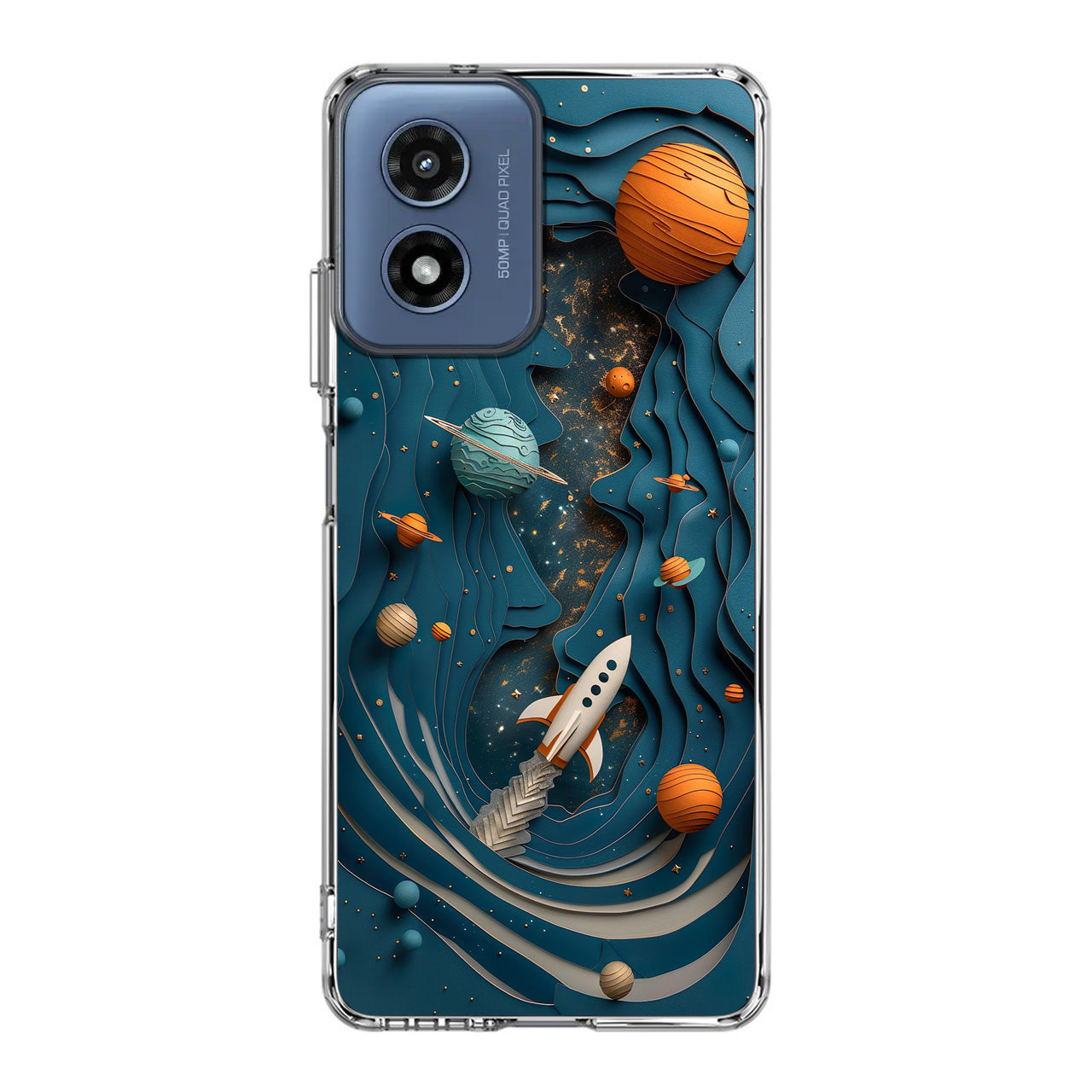 Cardboard Cosmos Motorola Moto G Play 2024 Case
