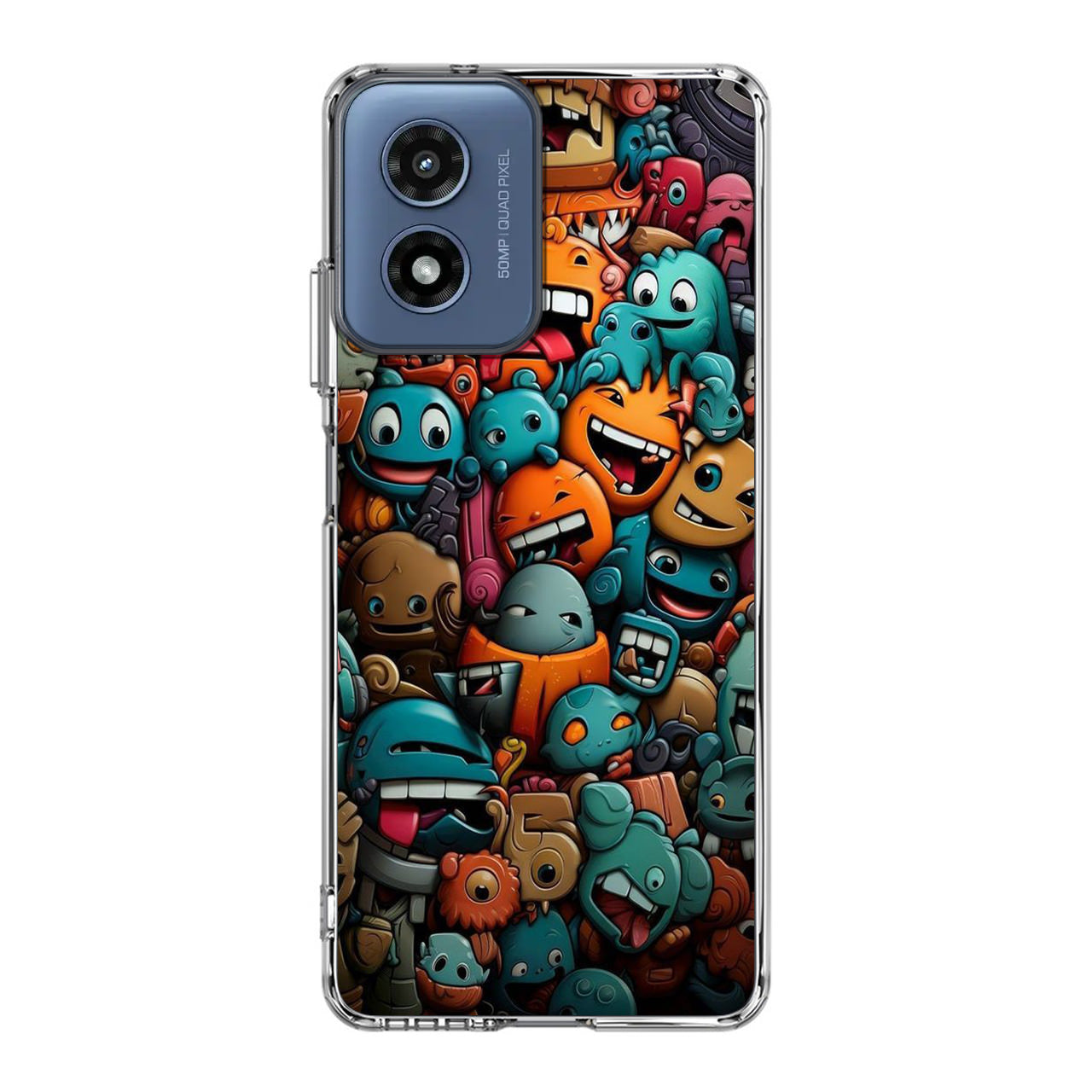 Chaos Chuckles Invasion Motorola Moto G Play 2024 Case