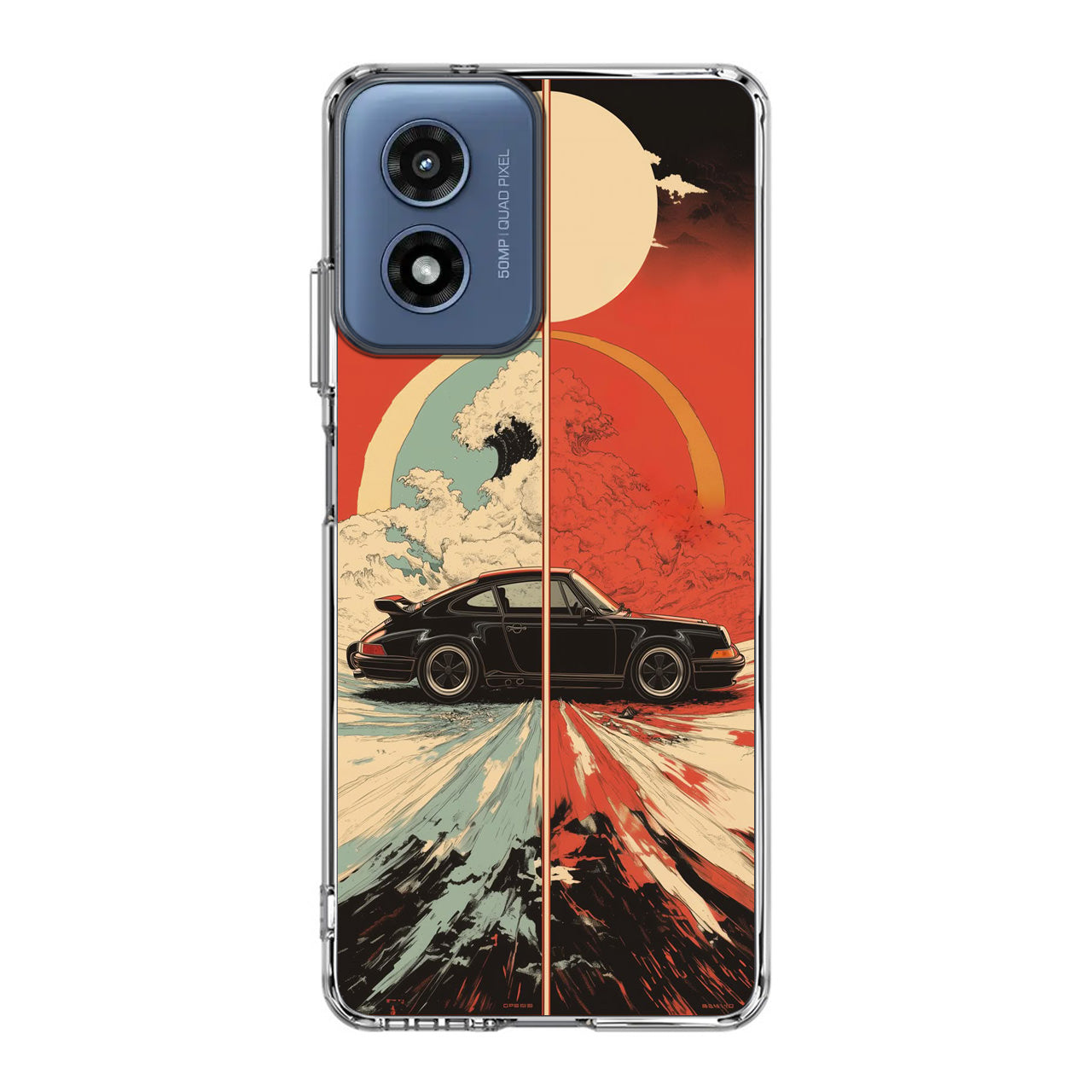 Duality Drive Moonlight and Magma Motorola Moto G Play 2024 Case