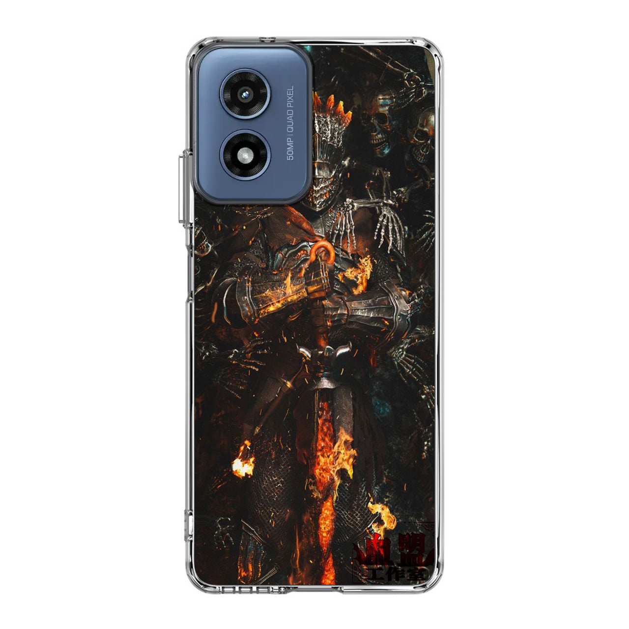 Ember King Warden Cursed Flame Motorola Moto G Play 2024 Case