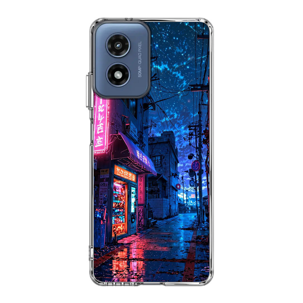 Japan Neon Reverie Motorola Moto G Play 2024 Case