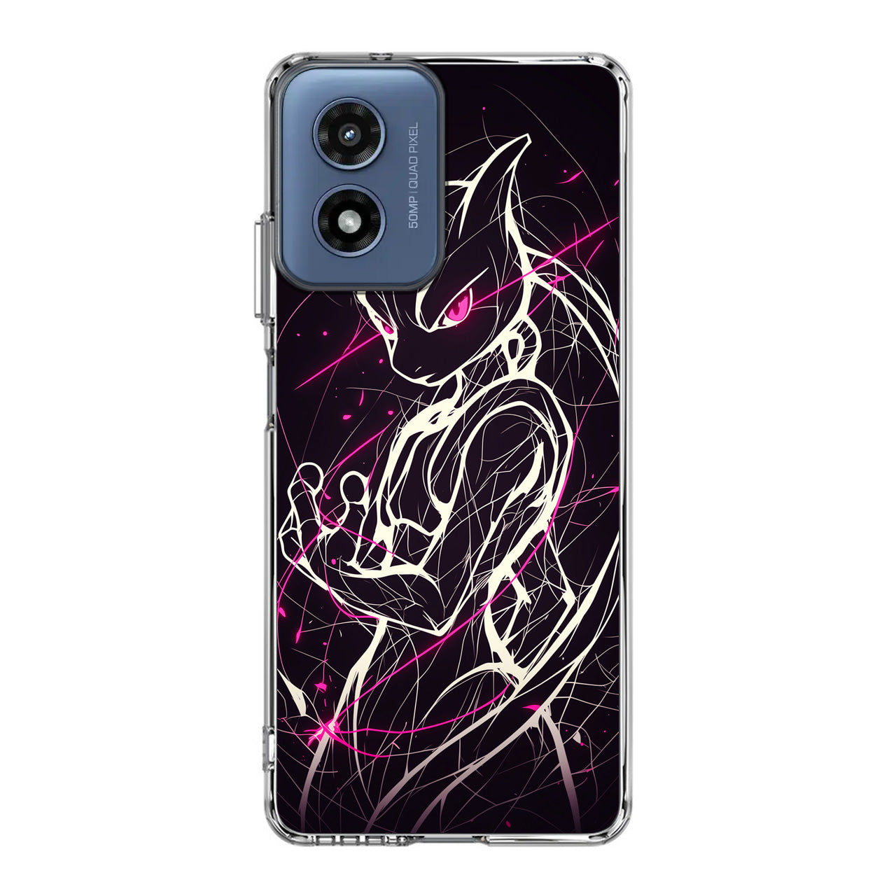 Mewtwo Cosmic Energy Motorola Moto G Play 2024 Case