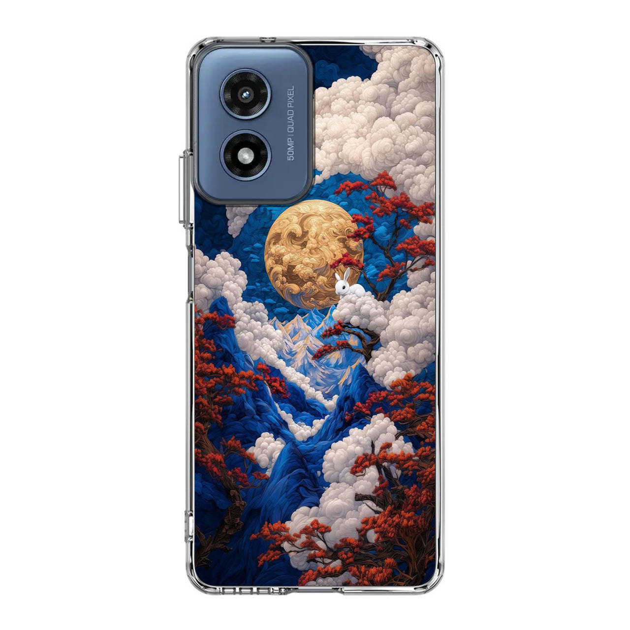 Moonlight Whispers Celestial Peaks Motorola Moto G Play 2024 Case
