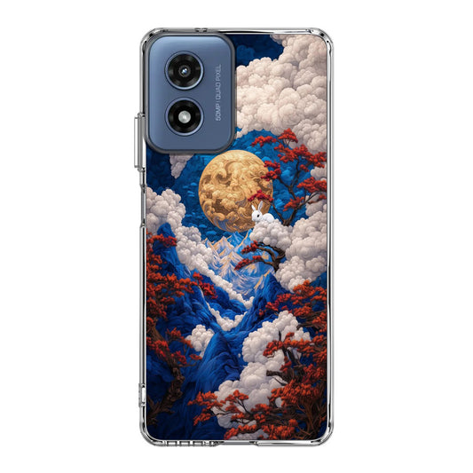 Moonlight Whispers Celestial Peaks Motorola Moto G Play 2024 Case