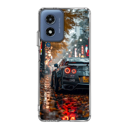 Neon Drift Autumn Streets Motorola Moto G Play 2024 Case