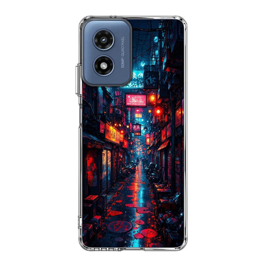 Neon Veins Of The Cyber City Motorola Moto G Play 2024 Case