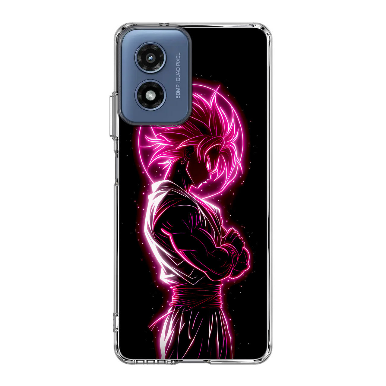 Pink Radiant Saiyan Motorola Moto G Play 2024 Case