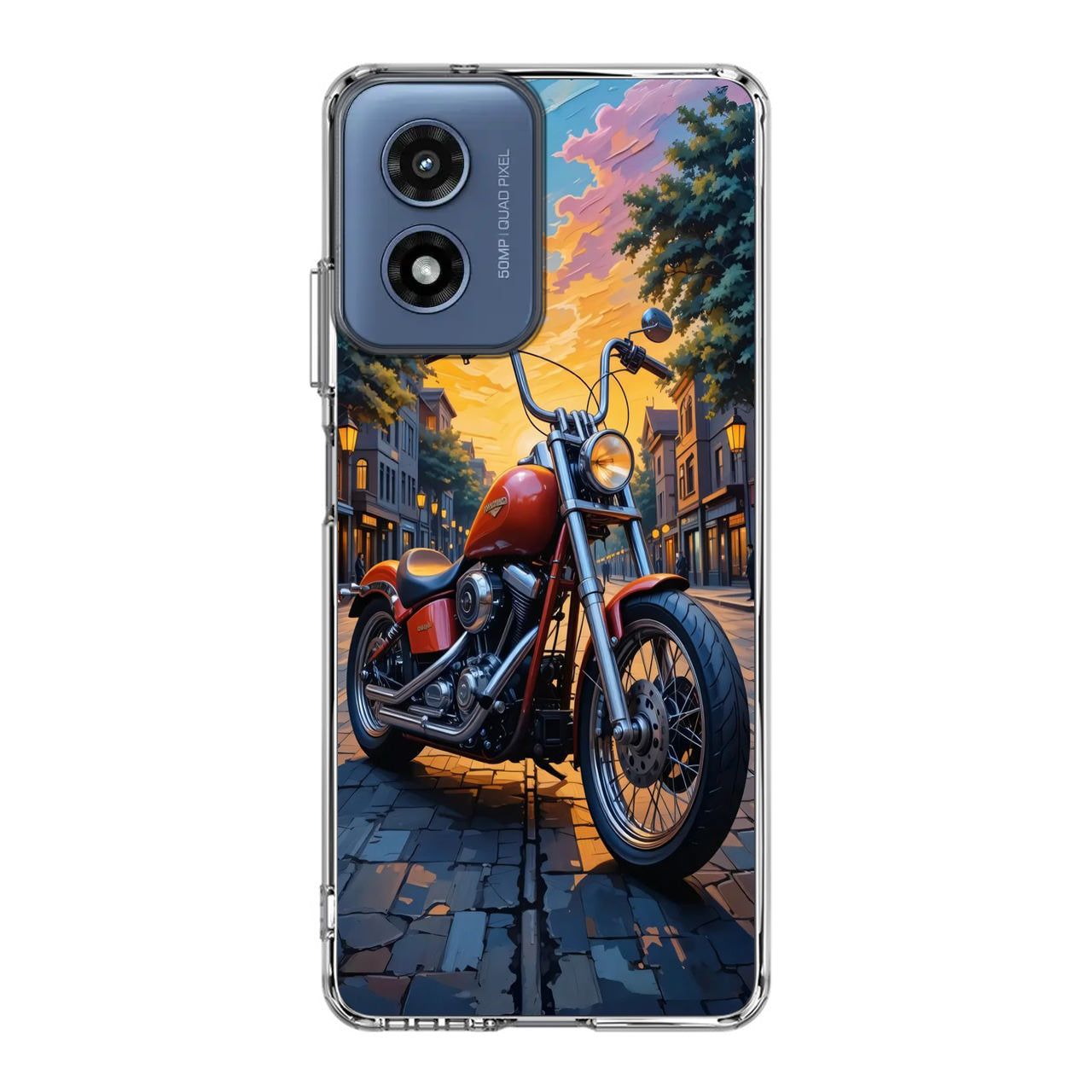 Sunset Thunder Ride Into the Glow Motorola Moto G Play 2024 Case