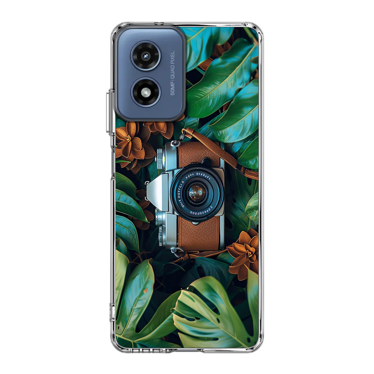 The Lens Between Leaves Motorola Moto G Play 2024 Case