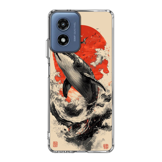 The Whale Rises Motorola Moto G Play 2024 Case