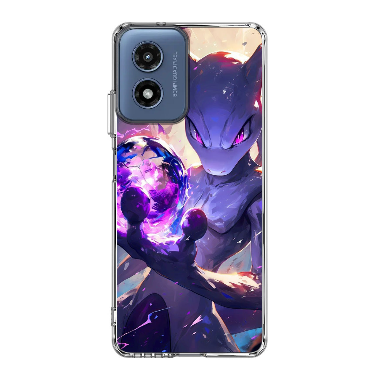 Unexpected Mewtwo Motorola Moto G Play 2024 Case