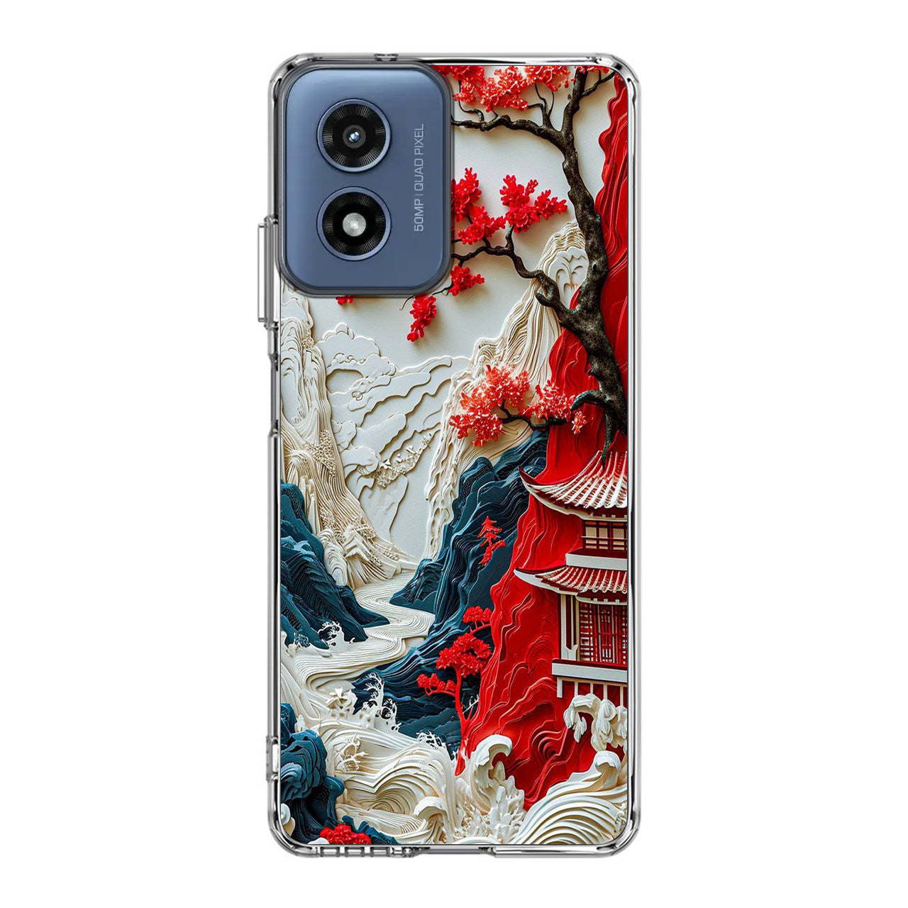 Whispers of the Crimson Zen Motorola Moto G Play 2024 Case