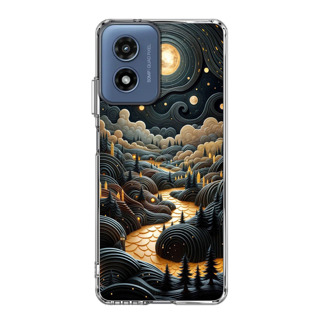 Whispers of the Lunar Valley Motorola Moto G Play 2024 Case