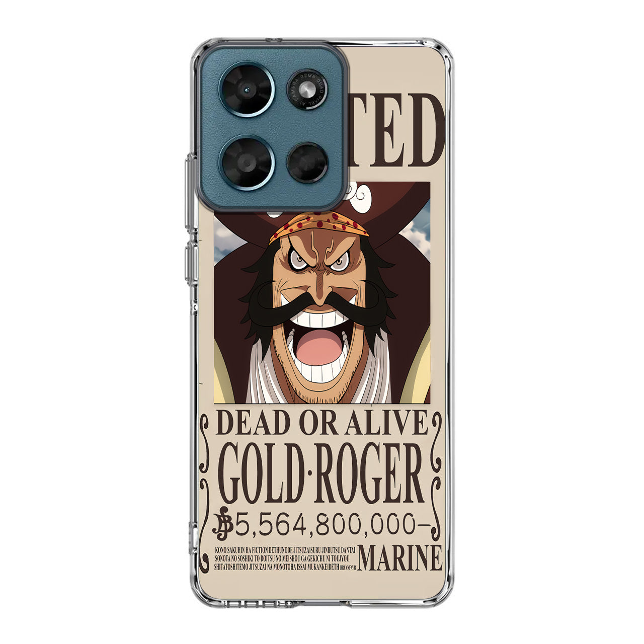 Gold Roger Bounty Motorola Moto G Play 2026 Case