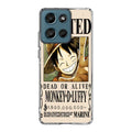 Monkey D Luffy Bounty Motorola Moto G Play 2026 Case