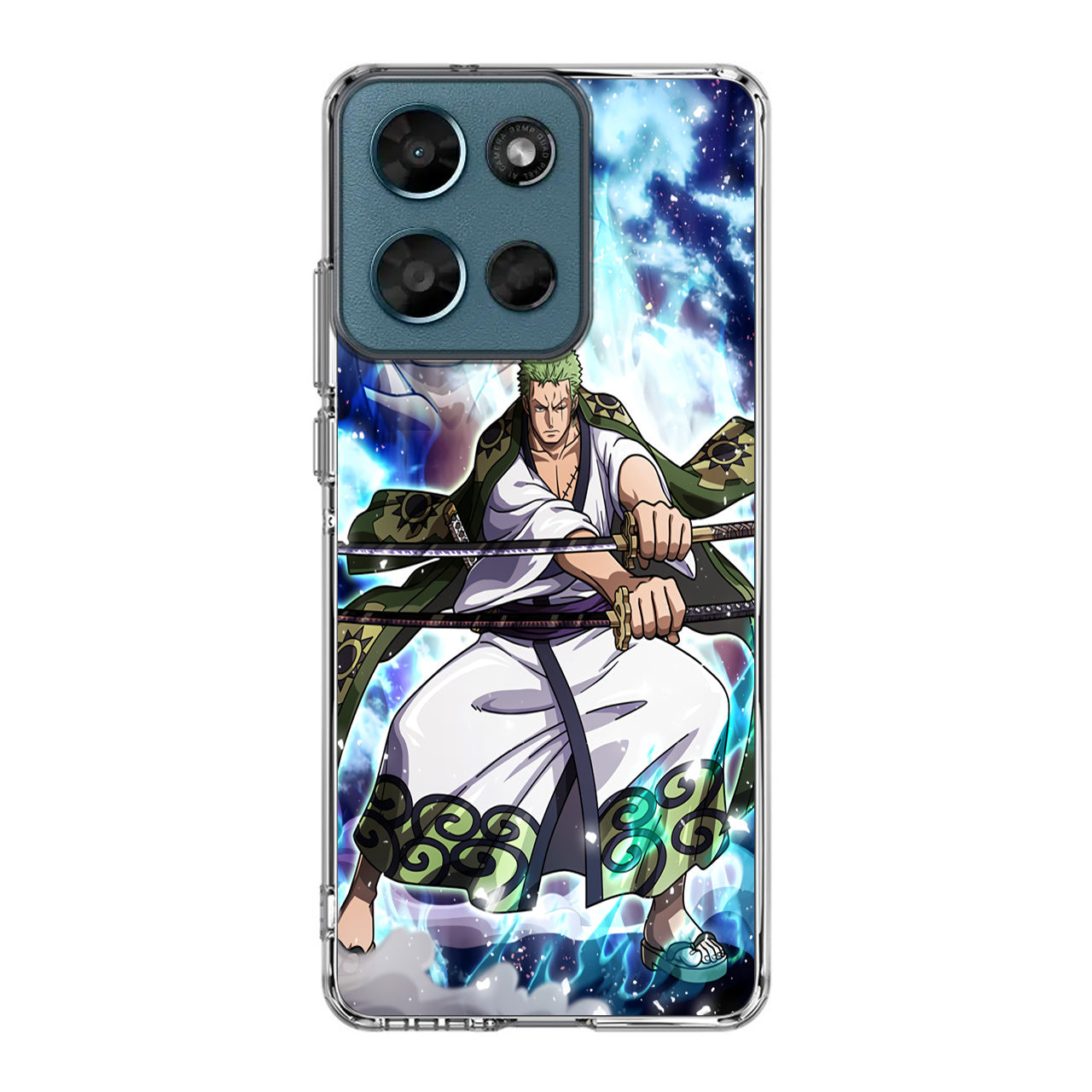 Zoro Two-Sword Style Arc Wano Motorola Moto G Play 2026 Case