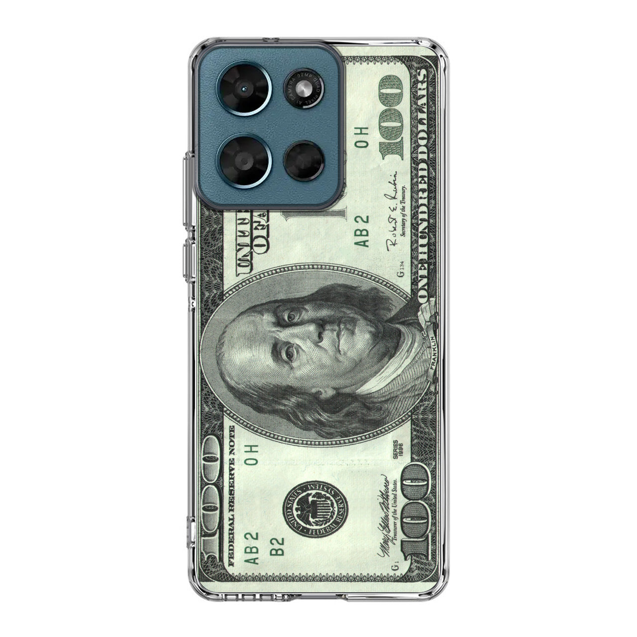 100 Dollar Motorola Moto G Play 2026 Case