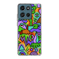 Abstract Colorful Doodle Art Motorola Moto G Play 2026 Case