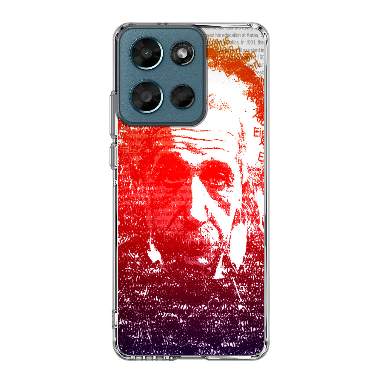 Albert Einstein Art Motorola Moto G Play 2026 Case