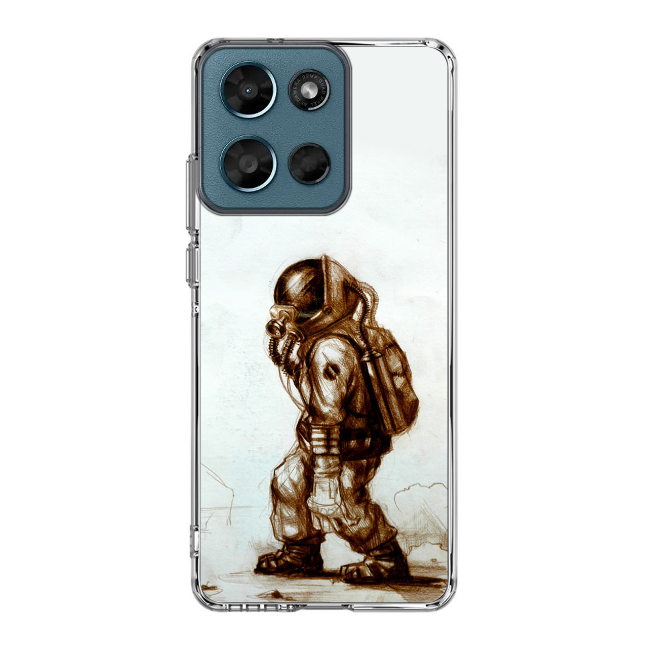 Astronaut Heavy Walk Motorola Moto G Play 2026 Case