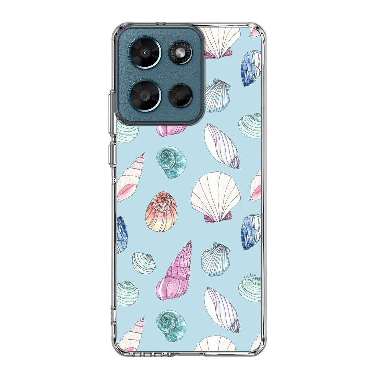 Beach Shells Pattern Motorola Moto G Play 2026 Case