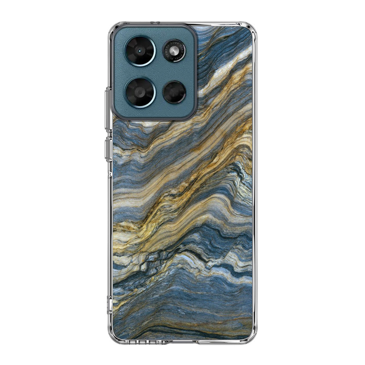 Blue Wave Marble Motorola Moto G Play 2026 Case