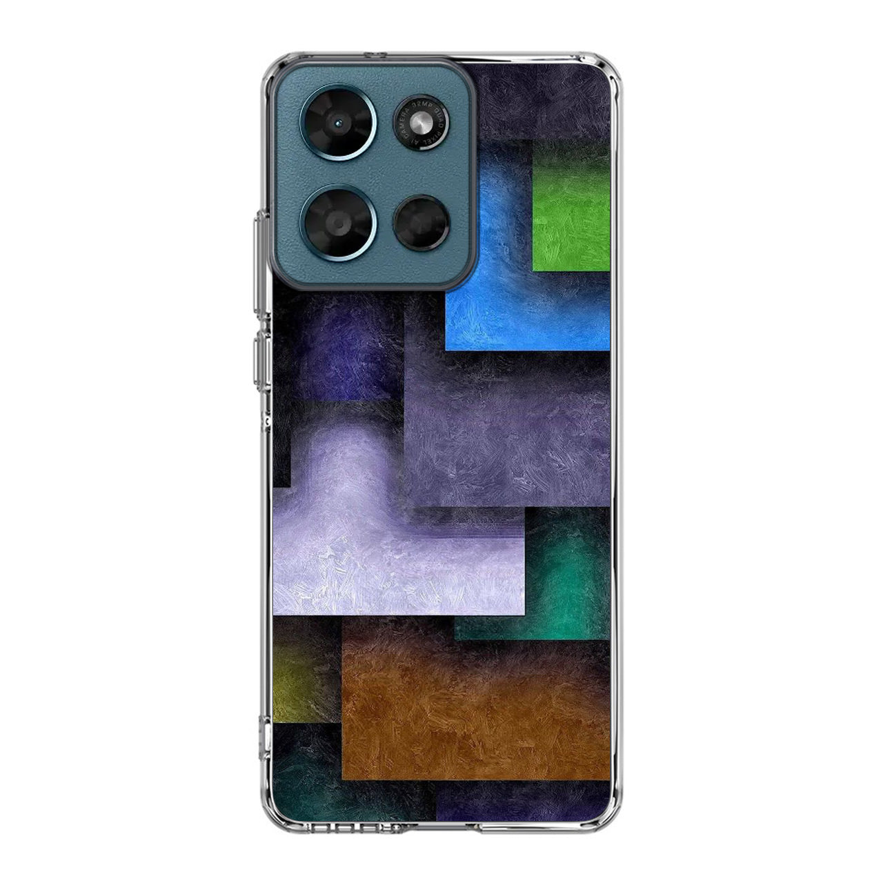 Colorful Rectangel Art Motorola Moto G Play 2026 Case