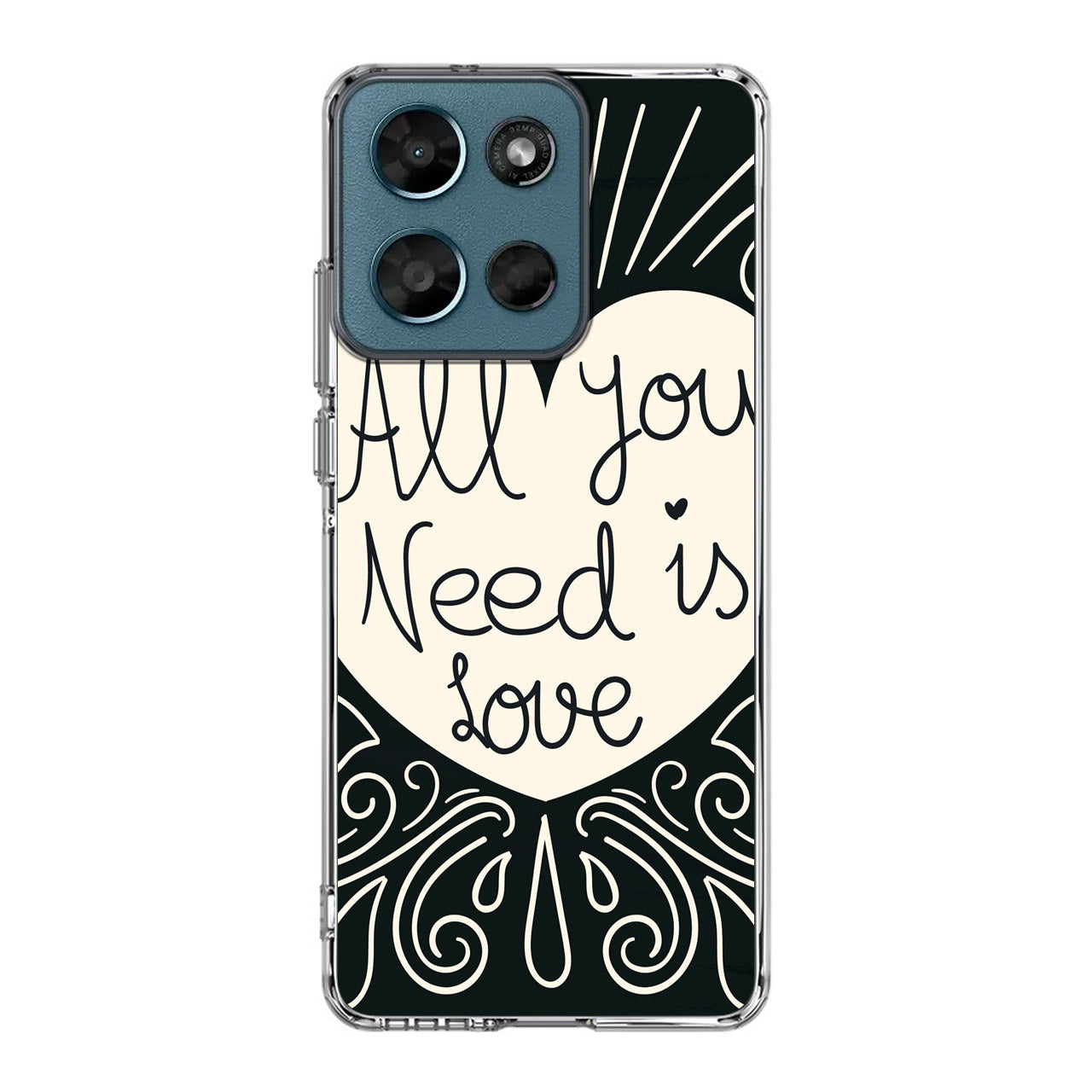 Drawn Love Motorola Moto G Play 2026 Case