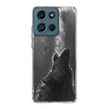 Howling Wolves Black and White Motorola Moto G Play 2026 Case
