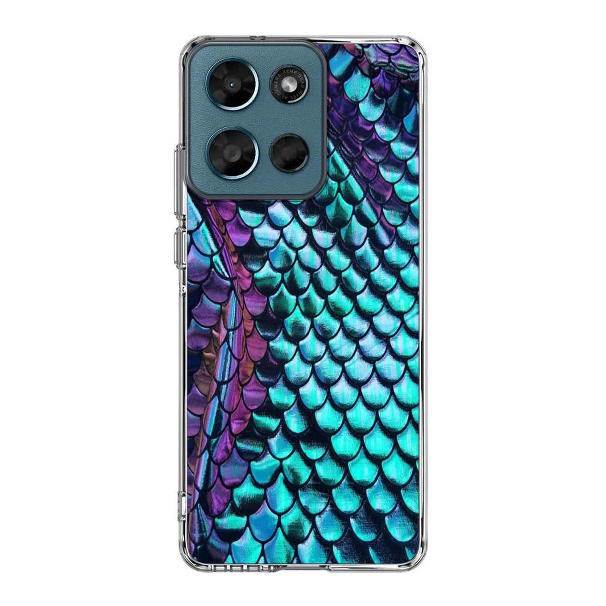 Iridescent Holographic Tone Motorola Moto G Play 2026 Case