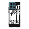 Make Music Not Missiles Motorola Moto G Play 2026 Case