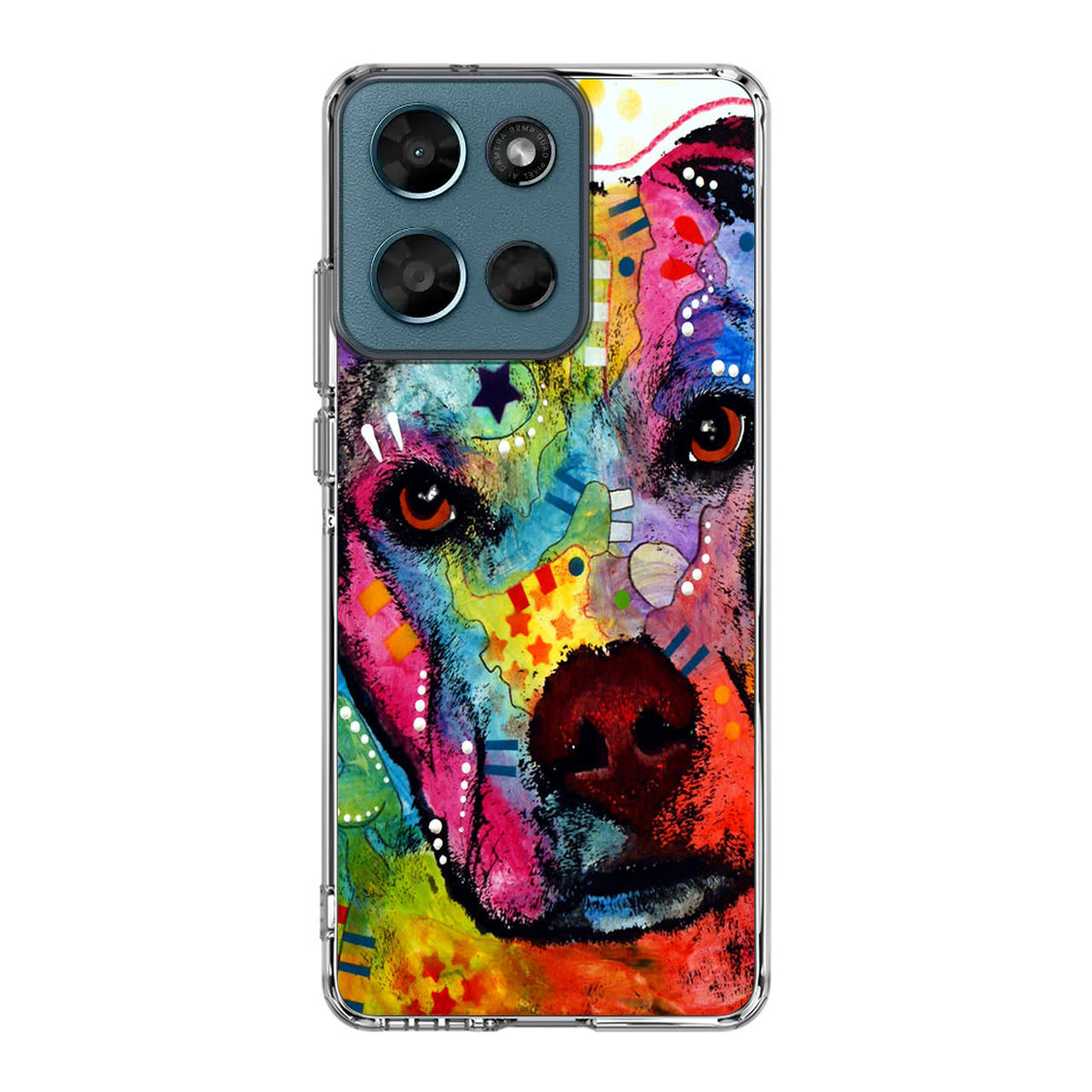 Pitbull Love Painting Motorola Moto G Play 2026 Case