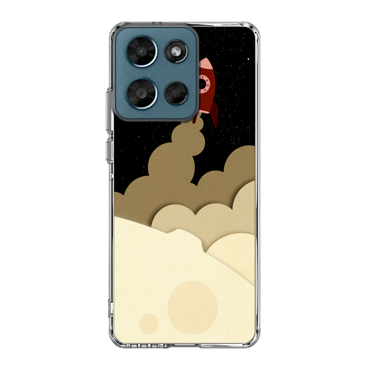 Rocket Ship Motorola Moto G Play 2026 Case